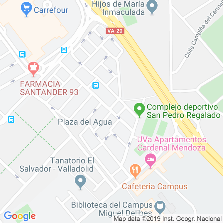 Código Postal calle Buen Aire en Valladolid