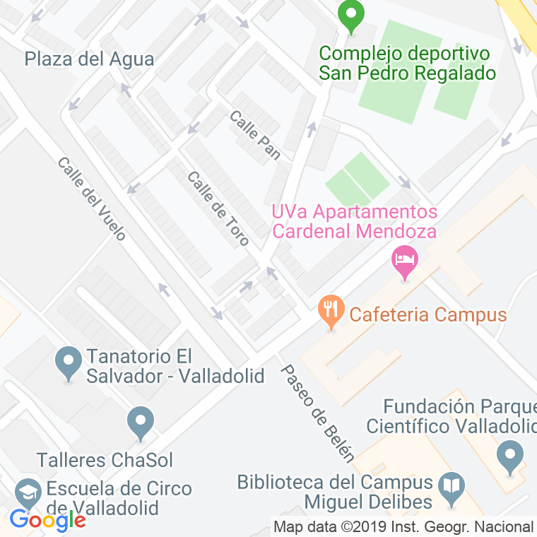 Código Postal calle Cigales en Valladolid