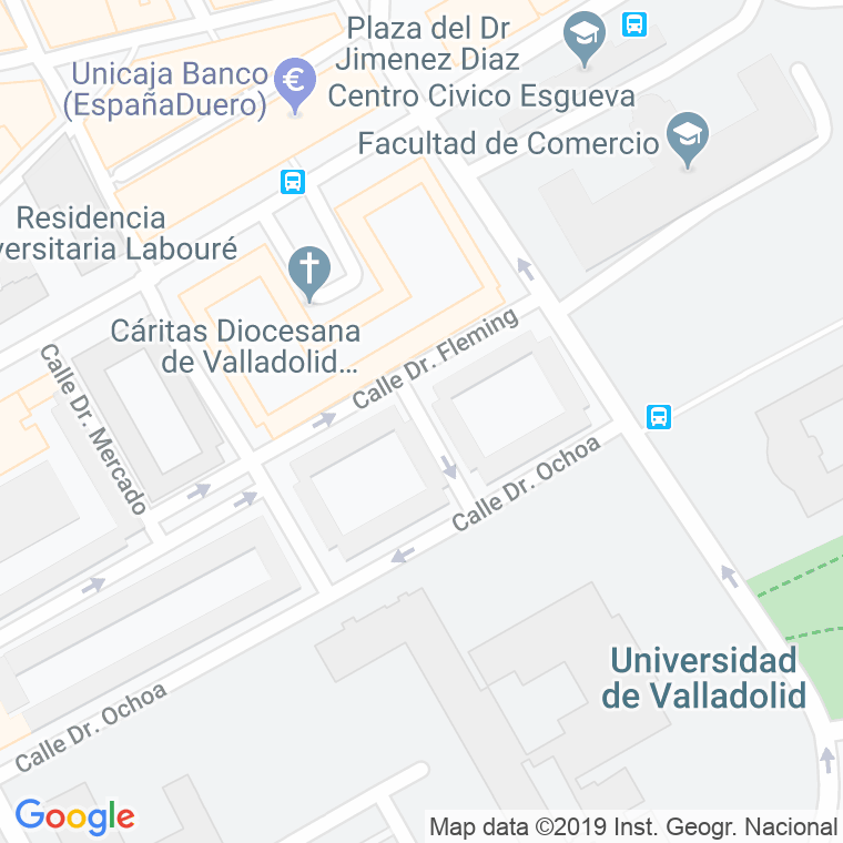 Código Postal calle Doctor Daza en Valladolid