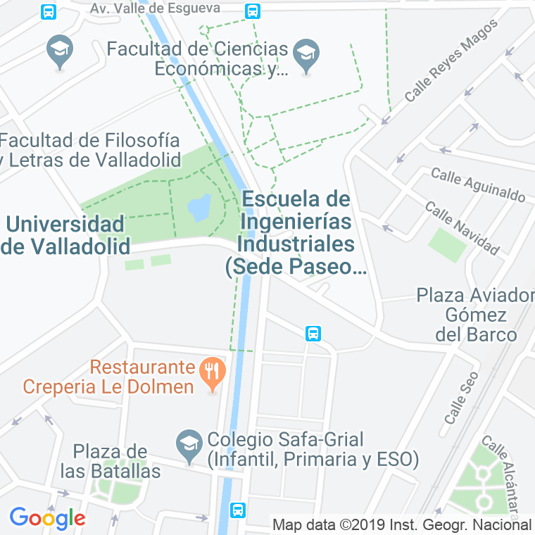 Código Postal calle Nochevieja en Valladolid