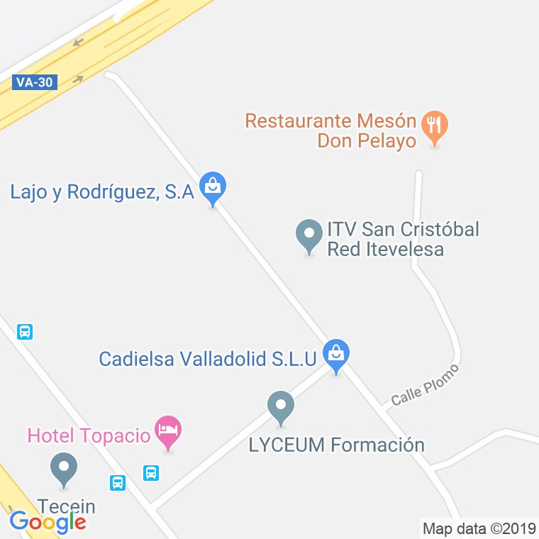 Código Postal calle Acero en Valladolid