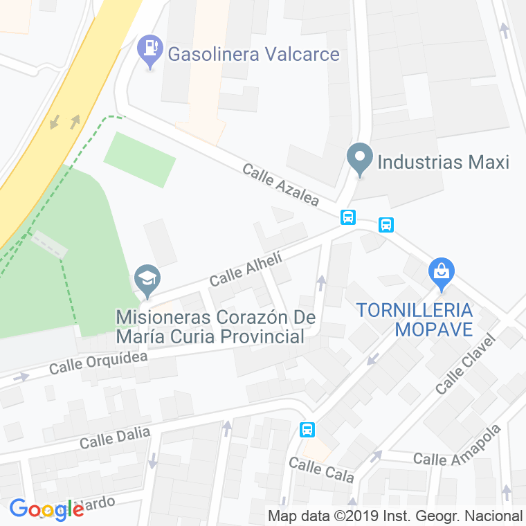 Código Postal calle Alheli, Primera, travesia en Valladolid