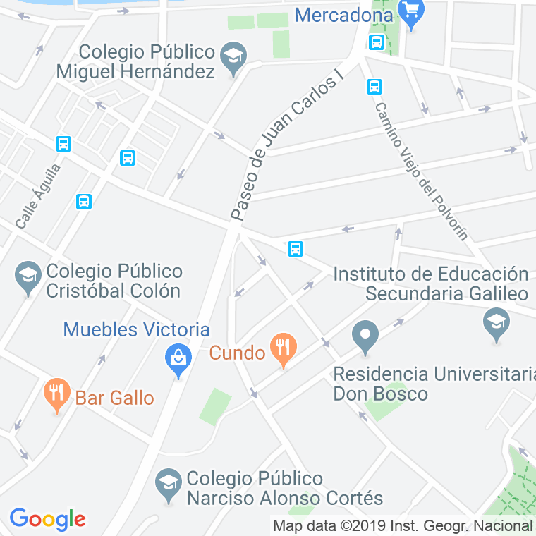 Código Postal calle Baja en Valladolid