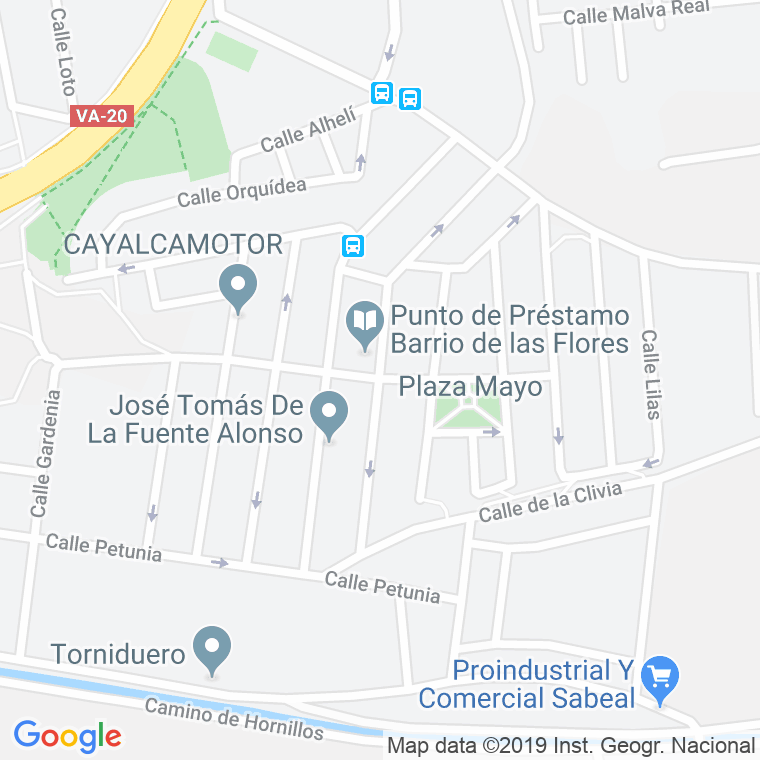Código Postal calle Clavel en Valladolid