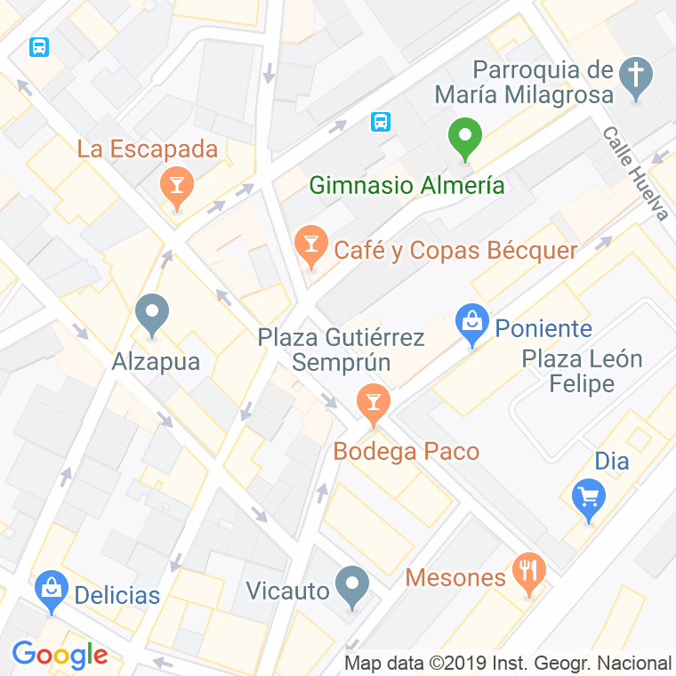 Código Postal calle Gutierrez Semprun, plaza en Valladolid