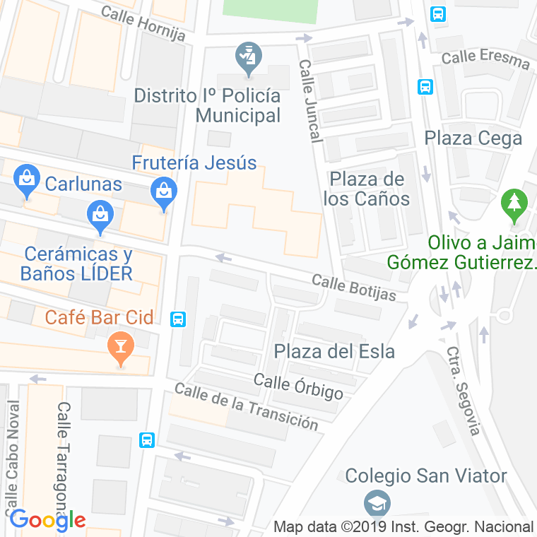 Código Postal calle Botijas en Valladolid