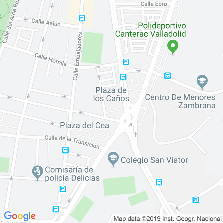 Código Postal calle Caños, plaza en Valladolid