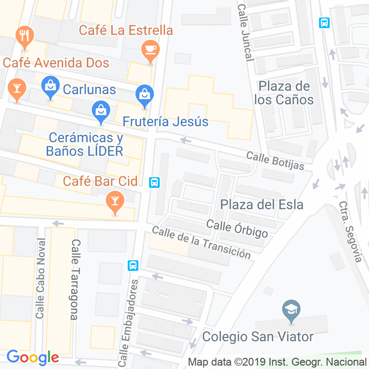 Código Postal calle Cea, plaza en Valladolid