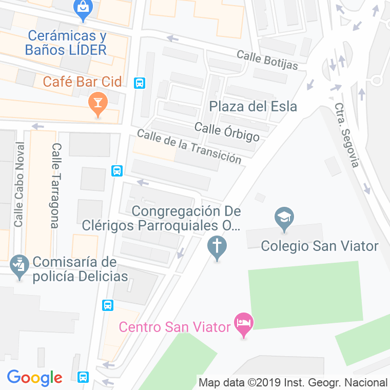 Código Postal calle Centuriones en Valladolid