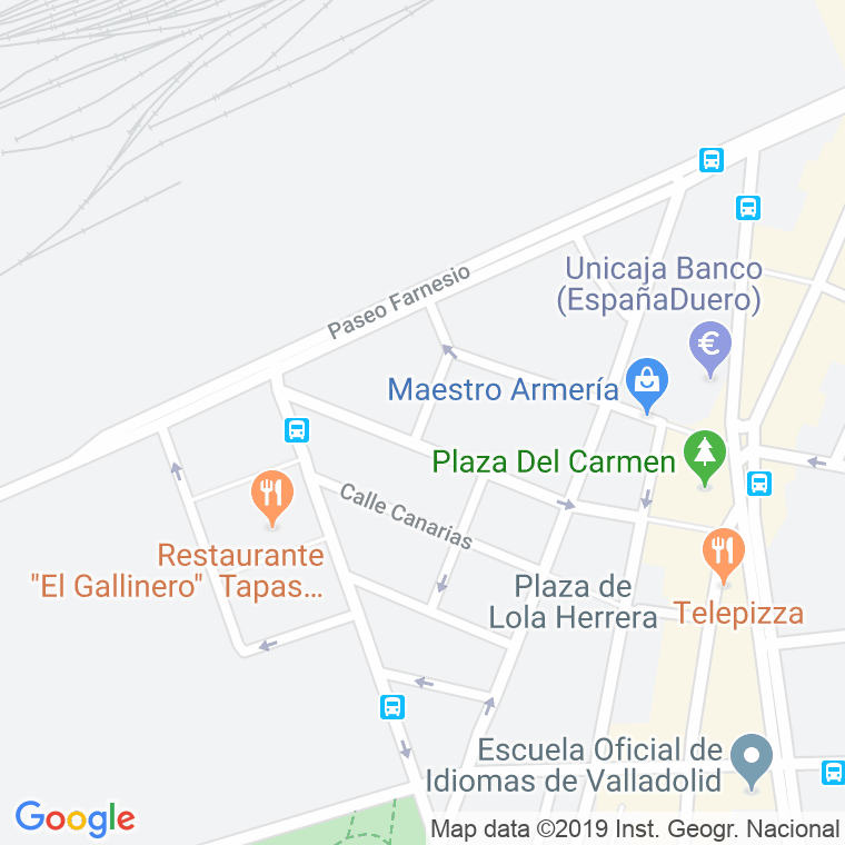 Código Postal calle Cordoba en Valladolid