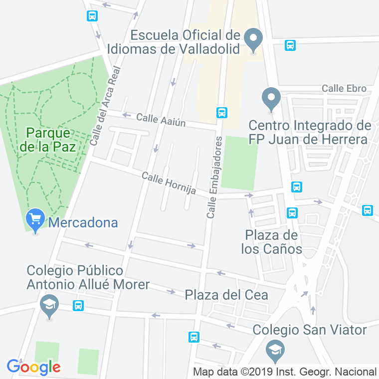 Código Postal calle Hornija en Valladolid