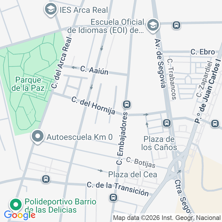Código postal de Hornija en Valladolid