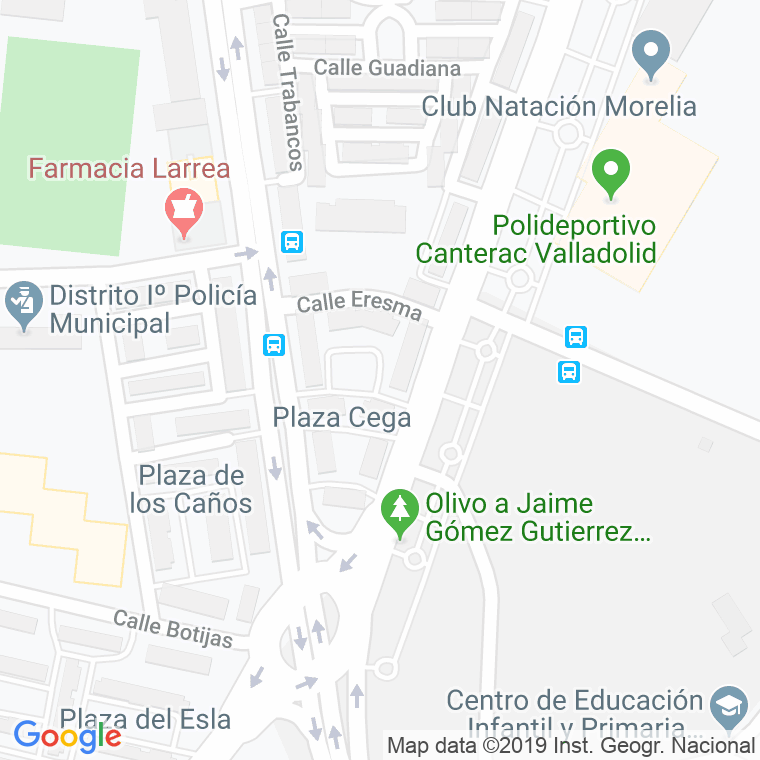 Código Postal calle Jaramiel, plaza en Valladolid