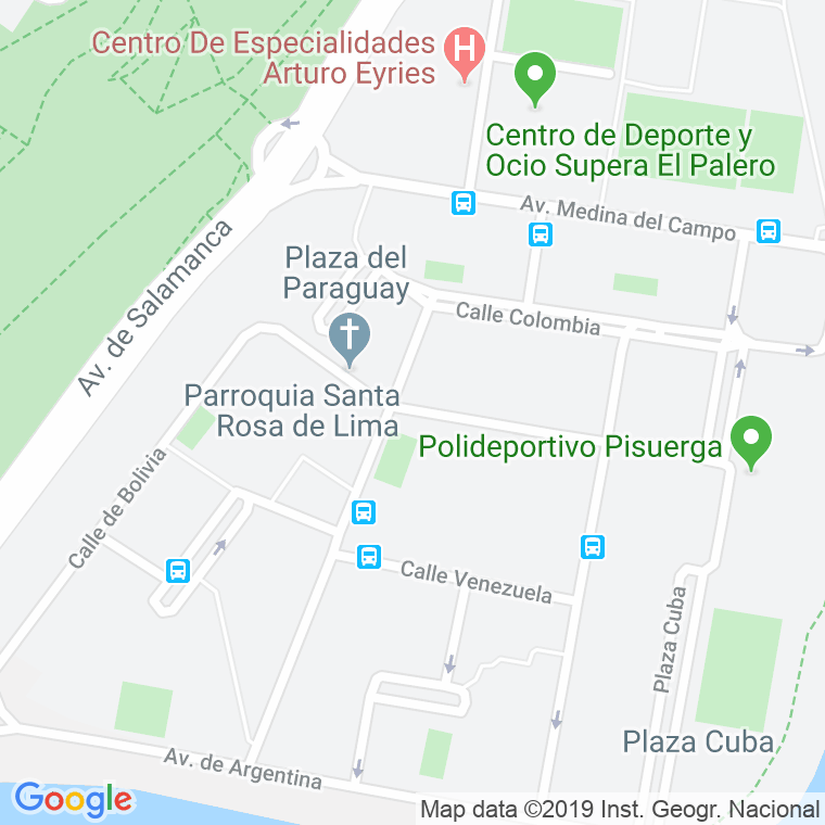 Código Postal calle Costa Rica en Valladolid
