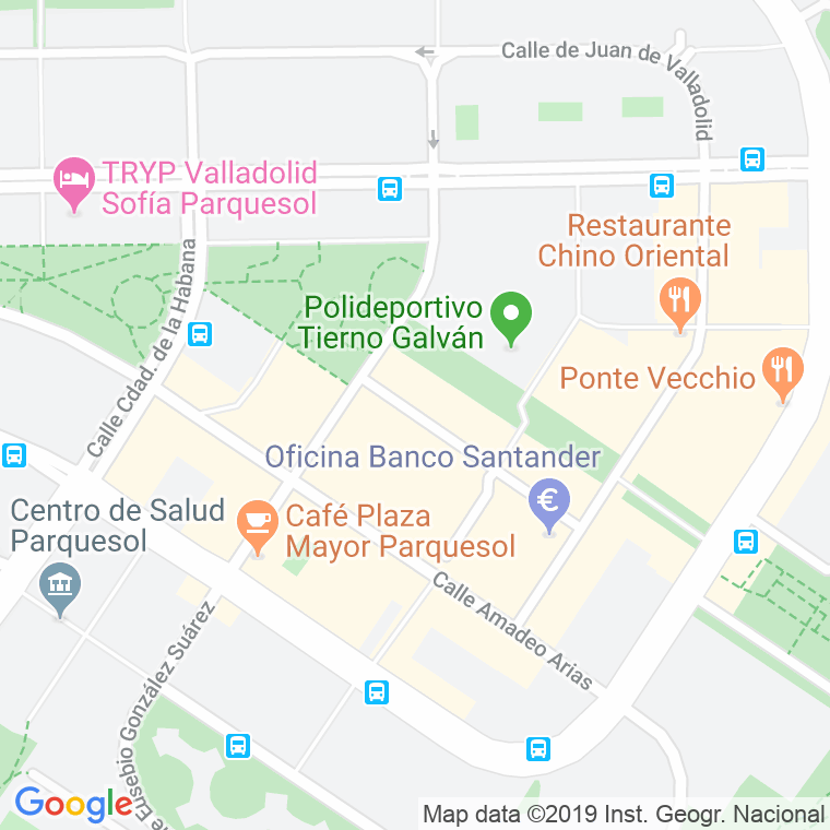 Código Postal calle Juan Martinez Villergas en Valladolid