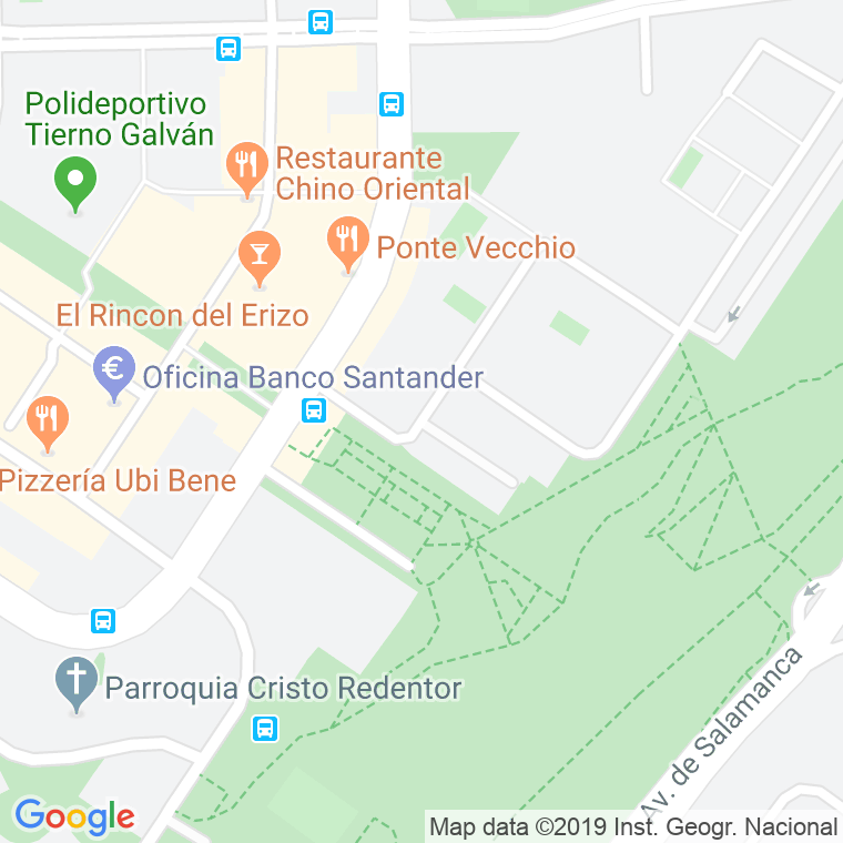 Código Postal calle Miralparque en Valladolid
