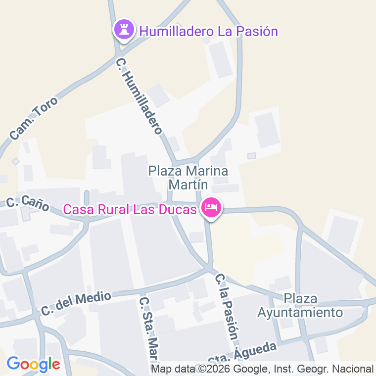 Código postal de Plaza Marina Martin en Villavieja