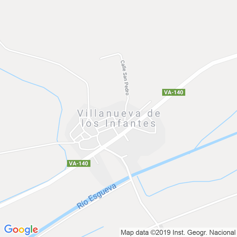 Código Postal de Villanueva De Los Infantes en Valladolid