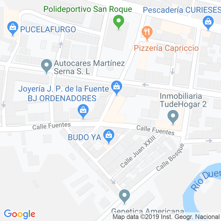 Código Postal de Fuentes De Duero en Valladolid