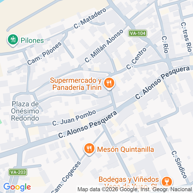 Código postal de Calle la Fragua en Quintanilla de Onesimo