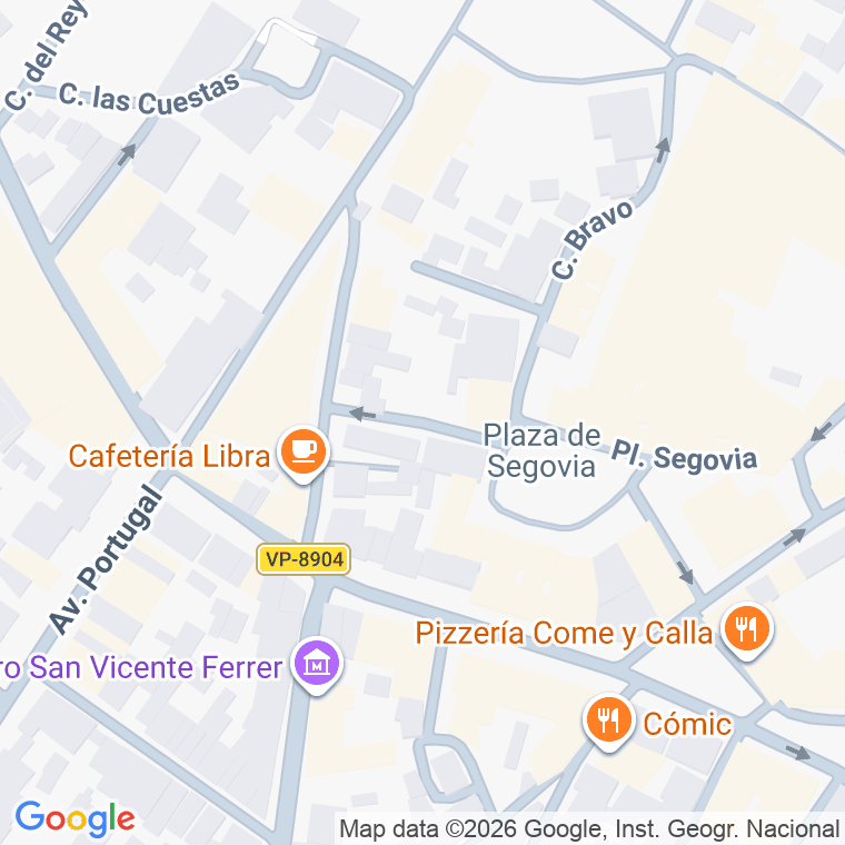 Código postal de Calle Gerardo Moraleja en Medina del Campo