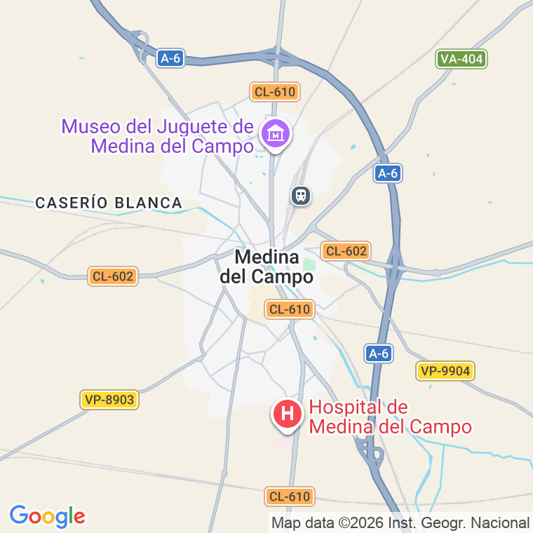 Código postal de Calle Jose Maria Gabriel y Gala en Medina del Campo