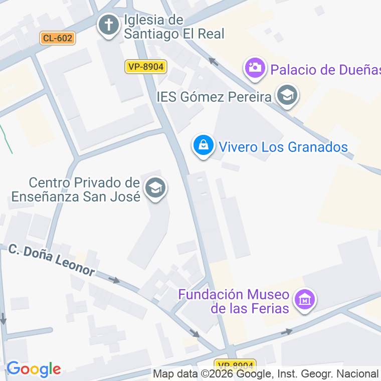Código postal de Ronda Apostol Santiago en Medina del Campo