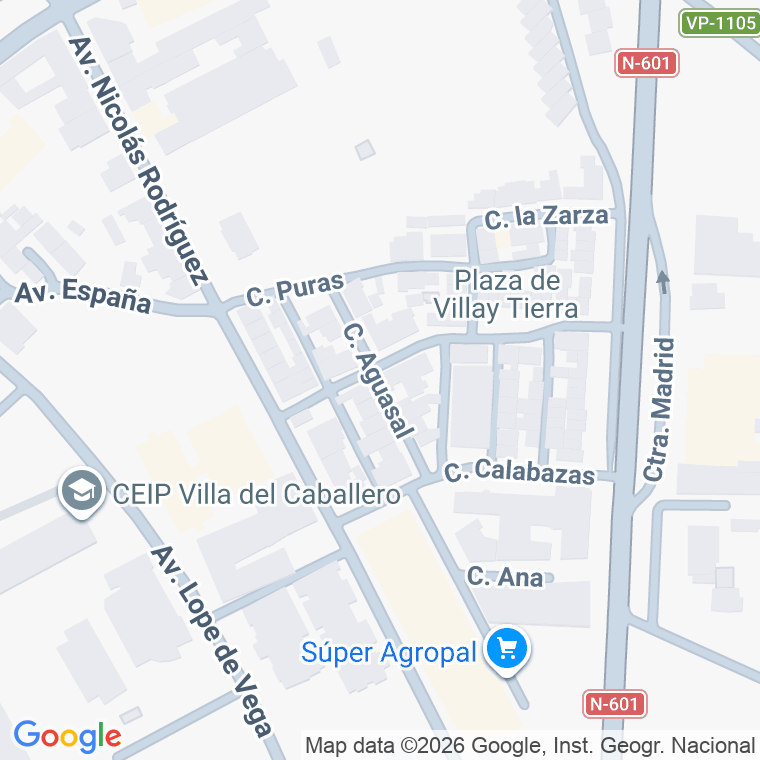 Código postal de Calle Aguasal en Olmedo