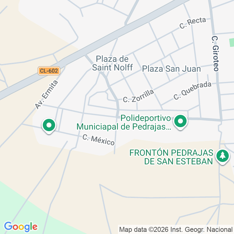 Código postal de Calle Colombia en Pedrajas de San Esteban