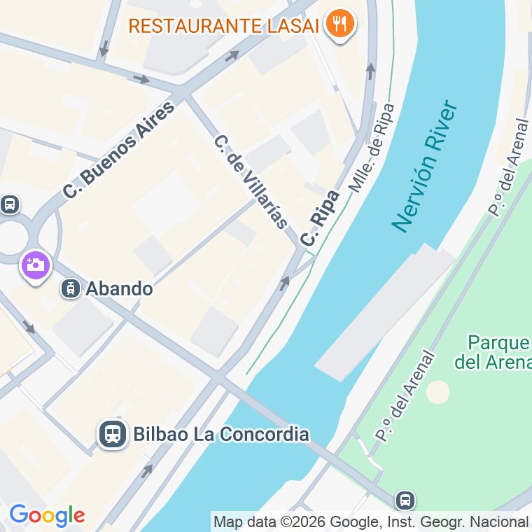 Código postal de Ripa, De, Muelle en Bilbao