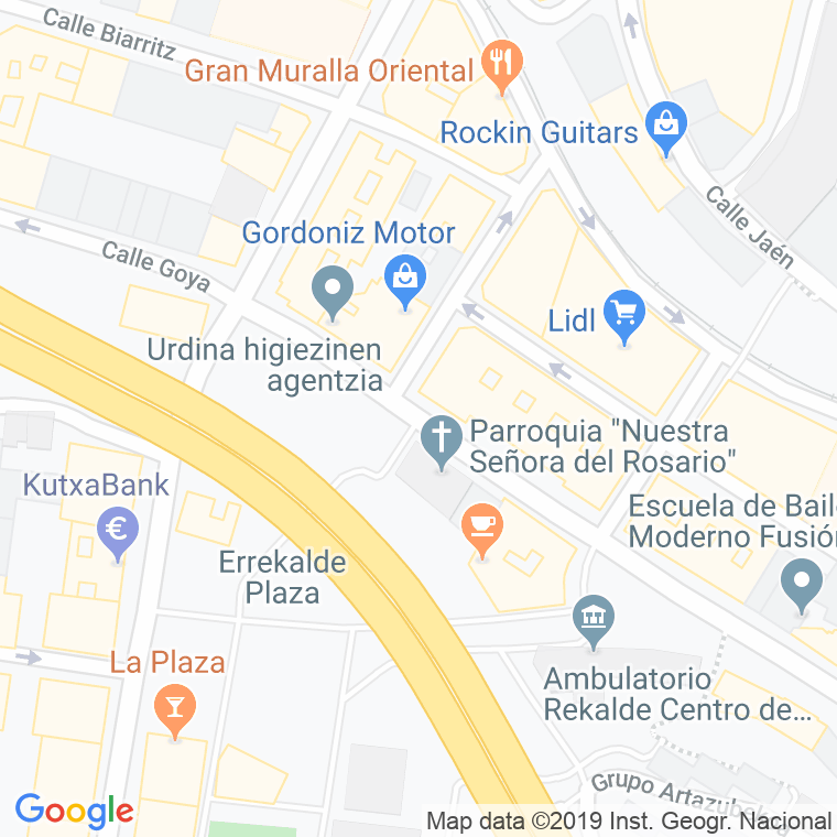 Código Postal calle Ciudadela en Bilbao