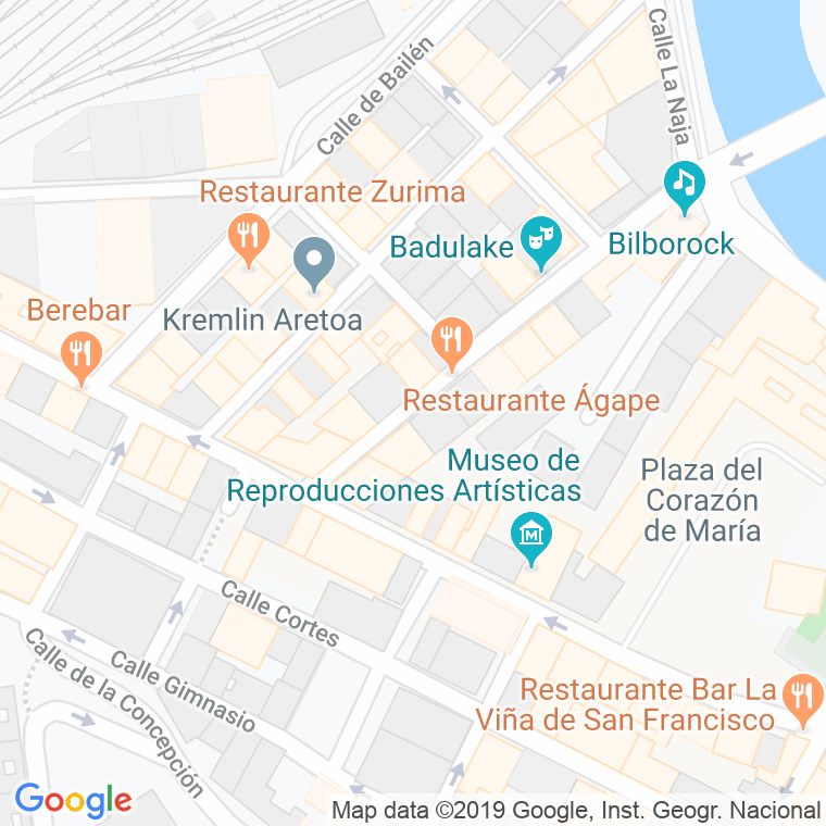 Código Postal calle Hernani en Bilbao