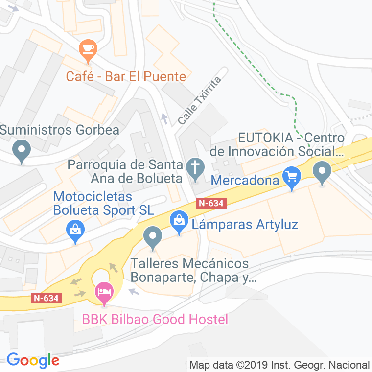 Código Postal calle Juan De Guisasola en Bilbao
