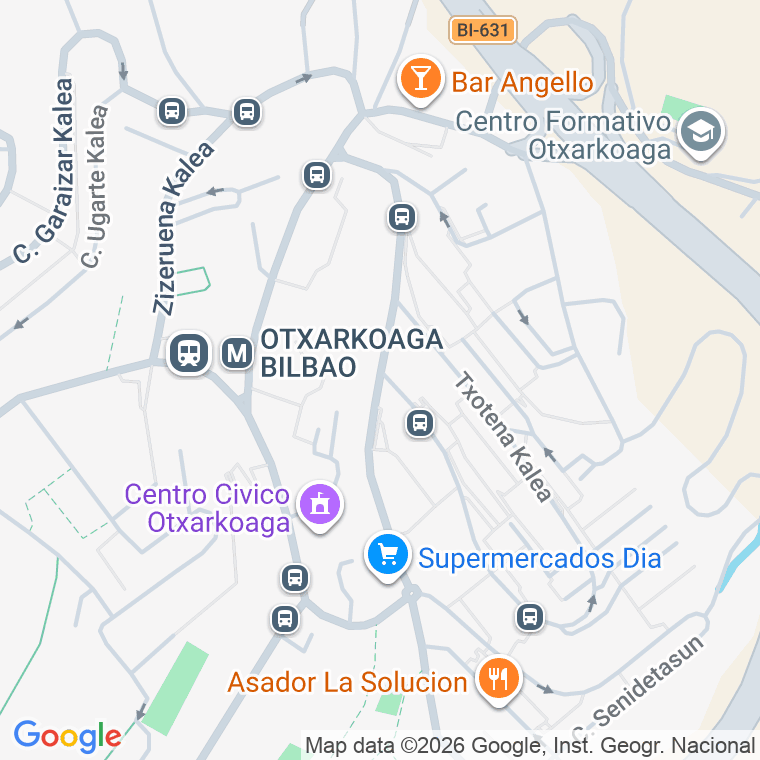 Código postal de Langaran en Bilbao