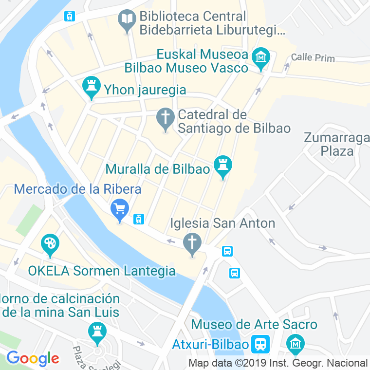 Código Postal calle Artekale en Bilbao