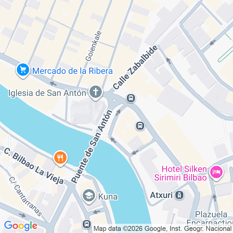 Código postal de Trva Dieciseis de Agosto en Bilbao