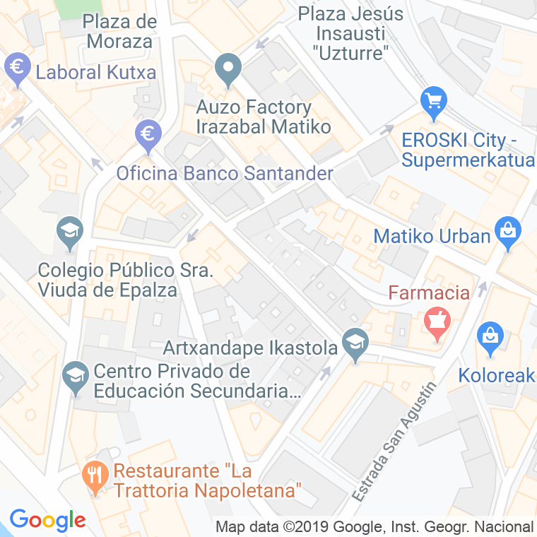 Código Postal calle Anselma De Salces en Bilbao