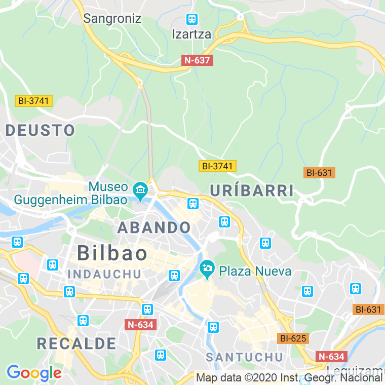 Código Postal calle Arno Mendia en Bilbao