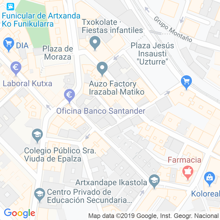 Código Postal calle Enderika en Bilbao