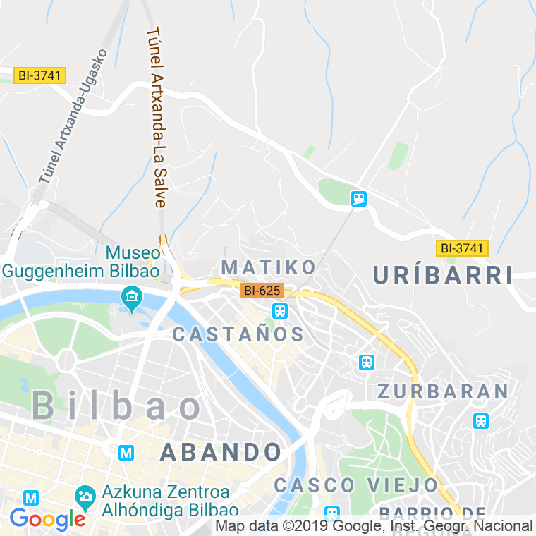 Código Postal calle Matiko en Bilbao