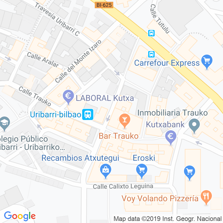 Código Postal calle Monte Arno en Bilbao