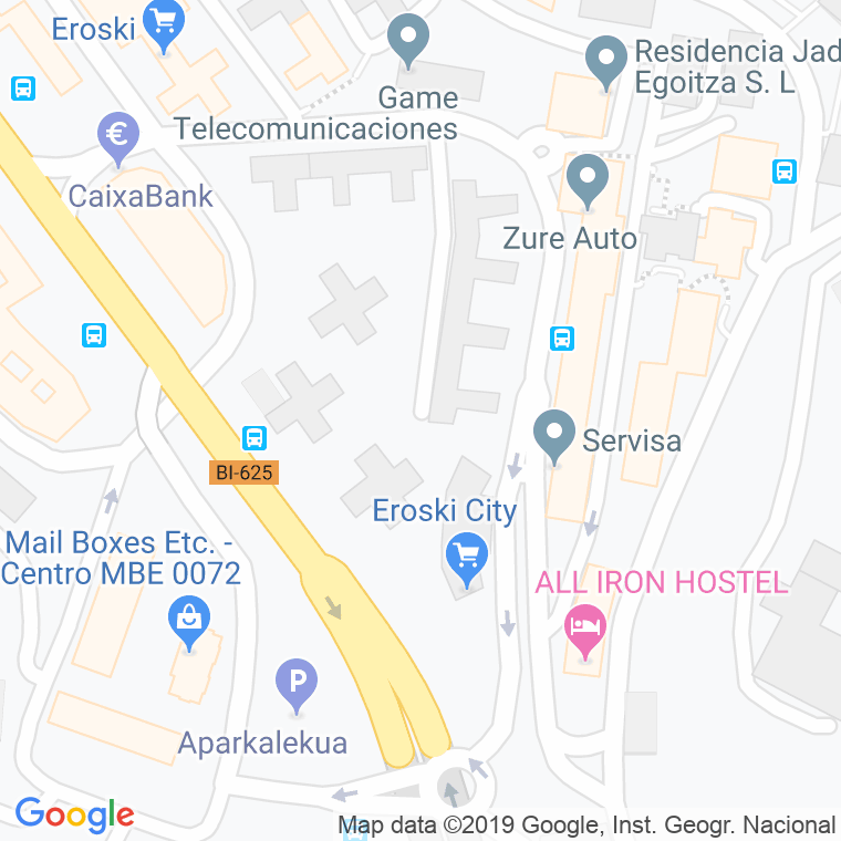 Código Postal calle San Isidro en Bilbao