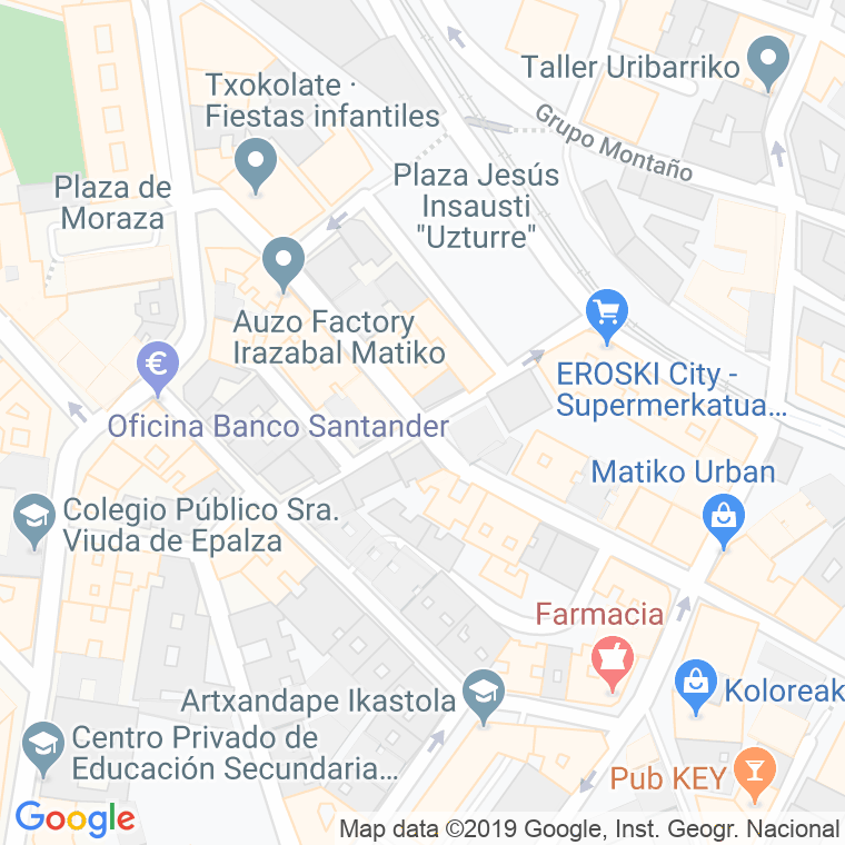 Código Postal calle San Roque   (Impares Del 1 Al Final)  (Pares Del 2 Al Final) en Bilbao