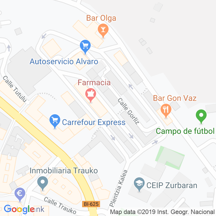 Código Postal calle Santurtzi en Bilbao