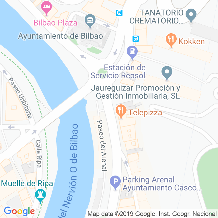 Código Postal calle Sendeja en Bilbao