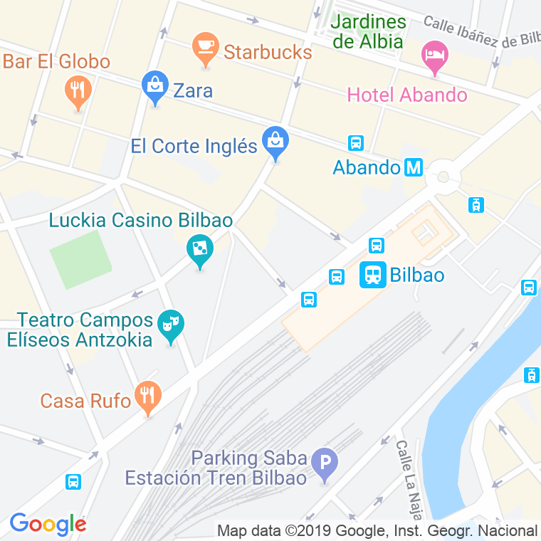 Código Postal calle Padre Lojendio en Bilbao
