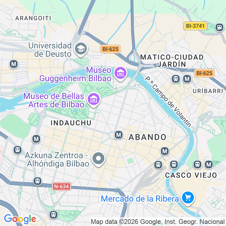 Código postal de Ensanche, Del, Plaza en Bilbao