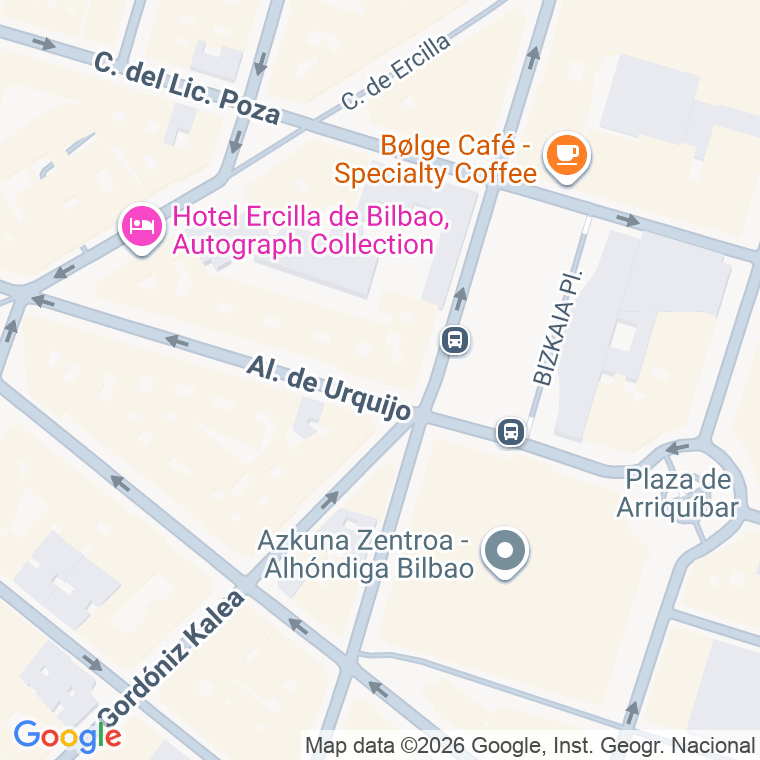 Código postal de San Mames, Alameda en Bilbao