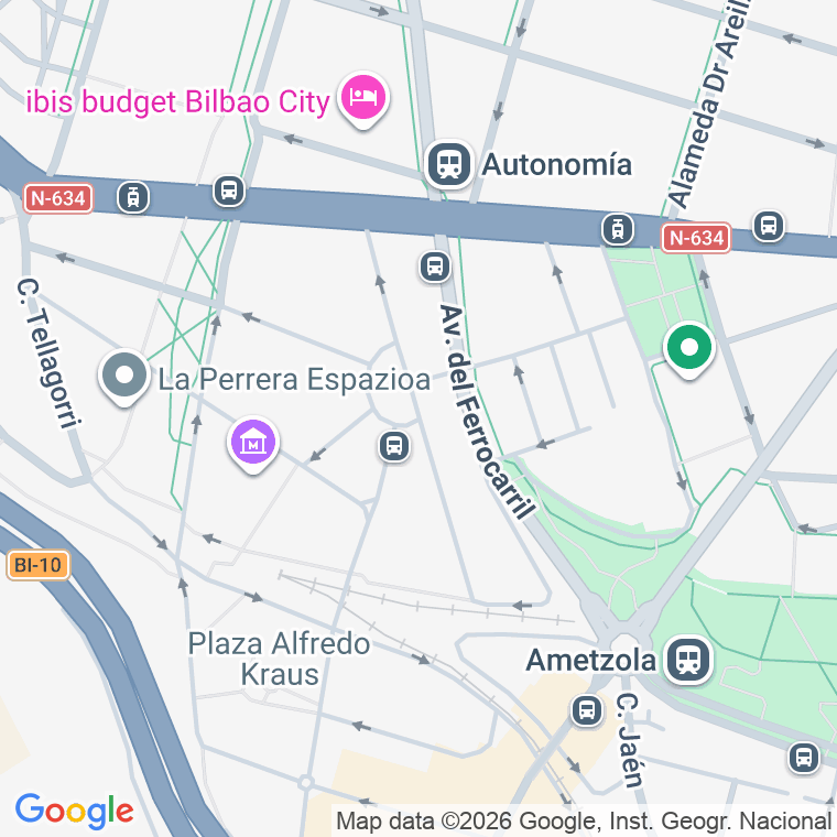 Código postal de Calle Alzola Pablo de en Bilbao