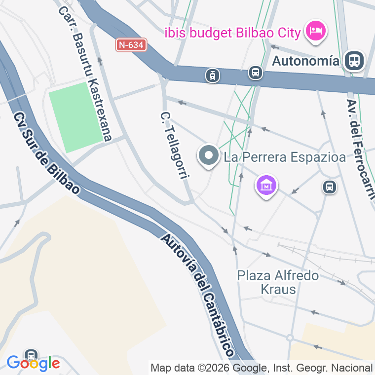 Código postal de Tellagorri en Bilbao